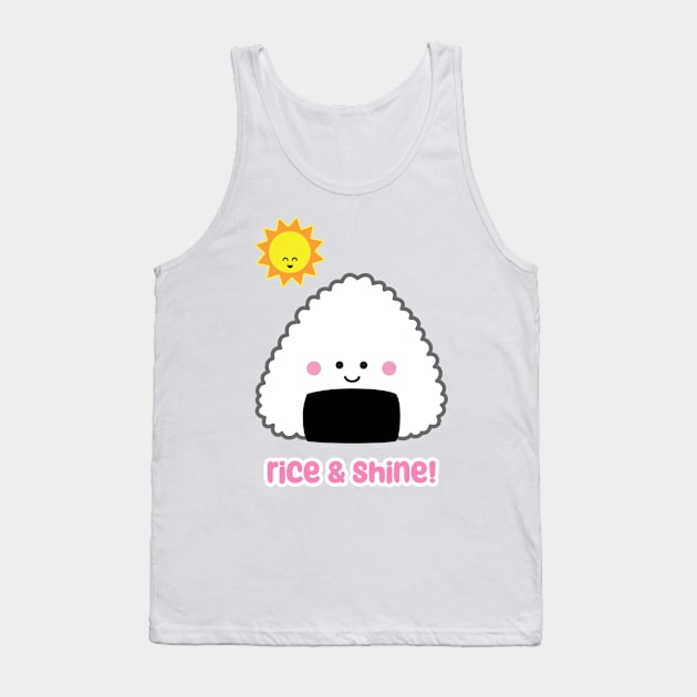 Rice and Shine Onigiri | by queenie's cards Tank Top by queenie's cards